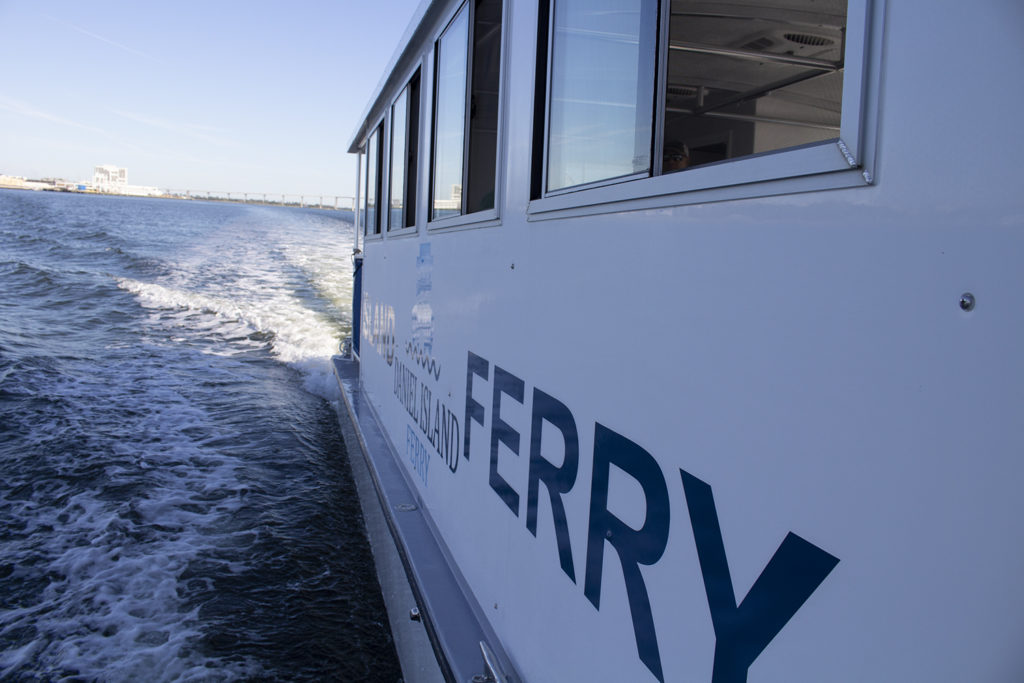 Daniel Island Ferry on the Move